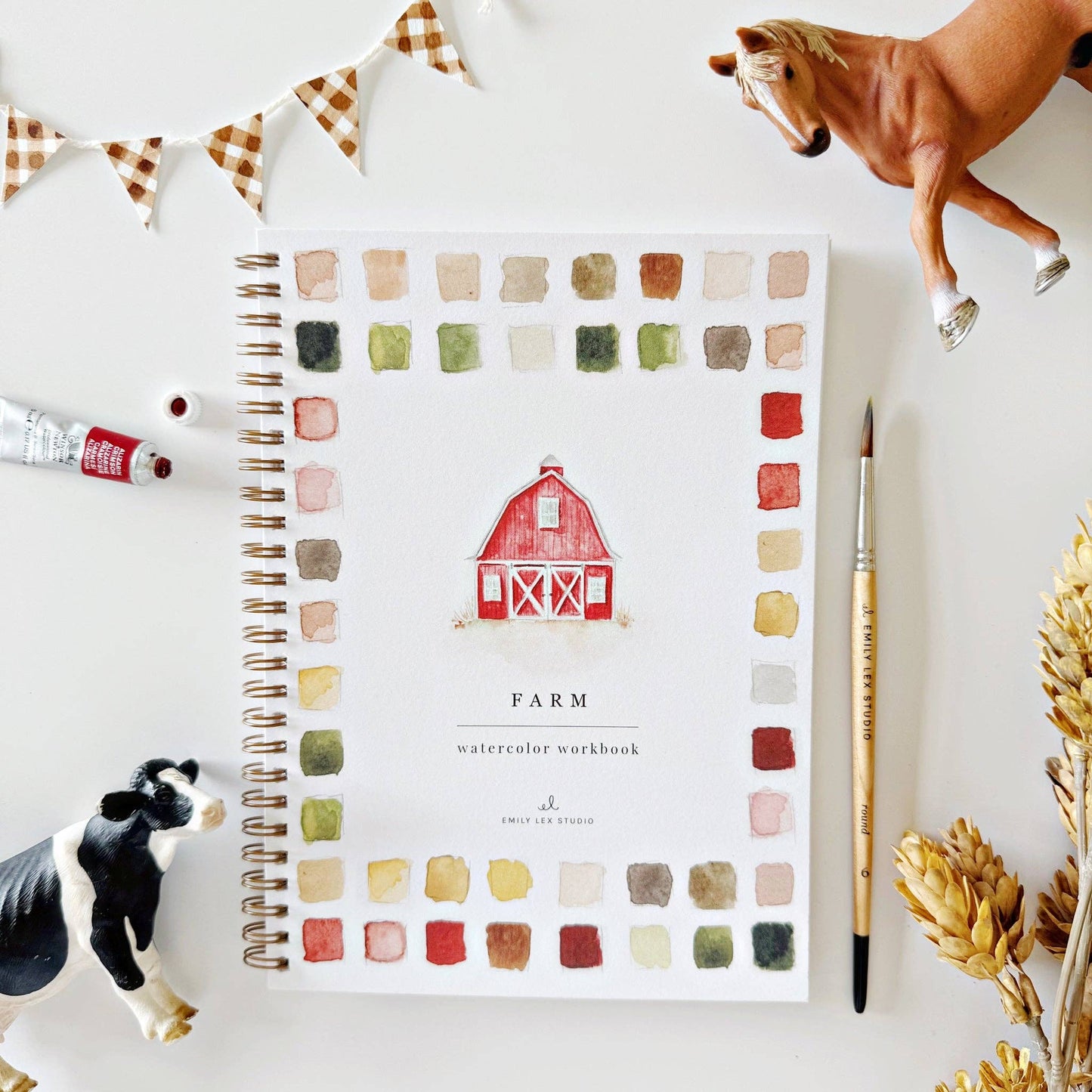 GB Farm Watercolor Workbook