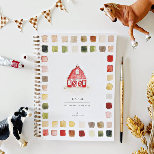 GB Farm Watercolor Workbook
