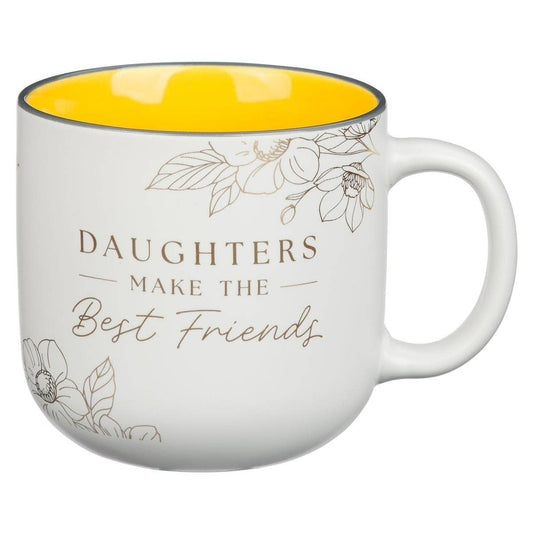 Mug Yellow Daughters Make Best Friends Prov. 3:15