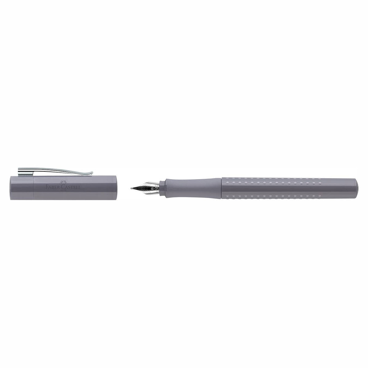 Grip 2010 Gray Fountain Pen with Ink Cartridges Blistercard