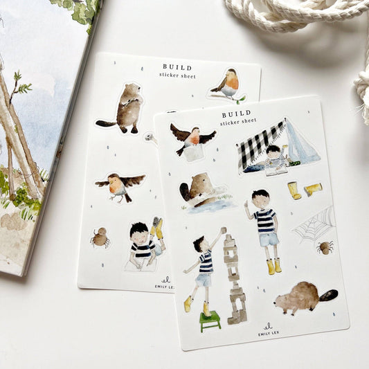GB Build Sticker Sheets