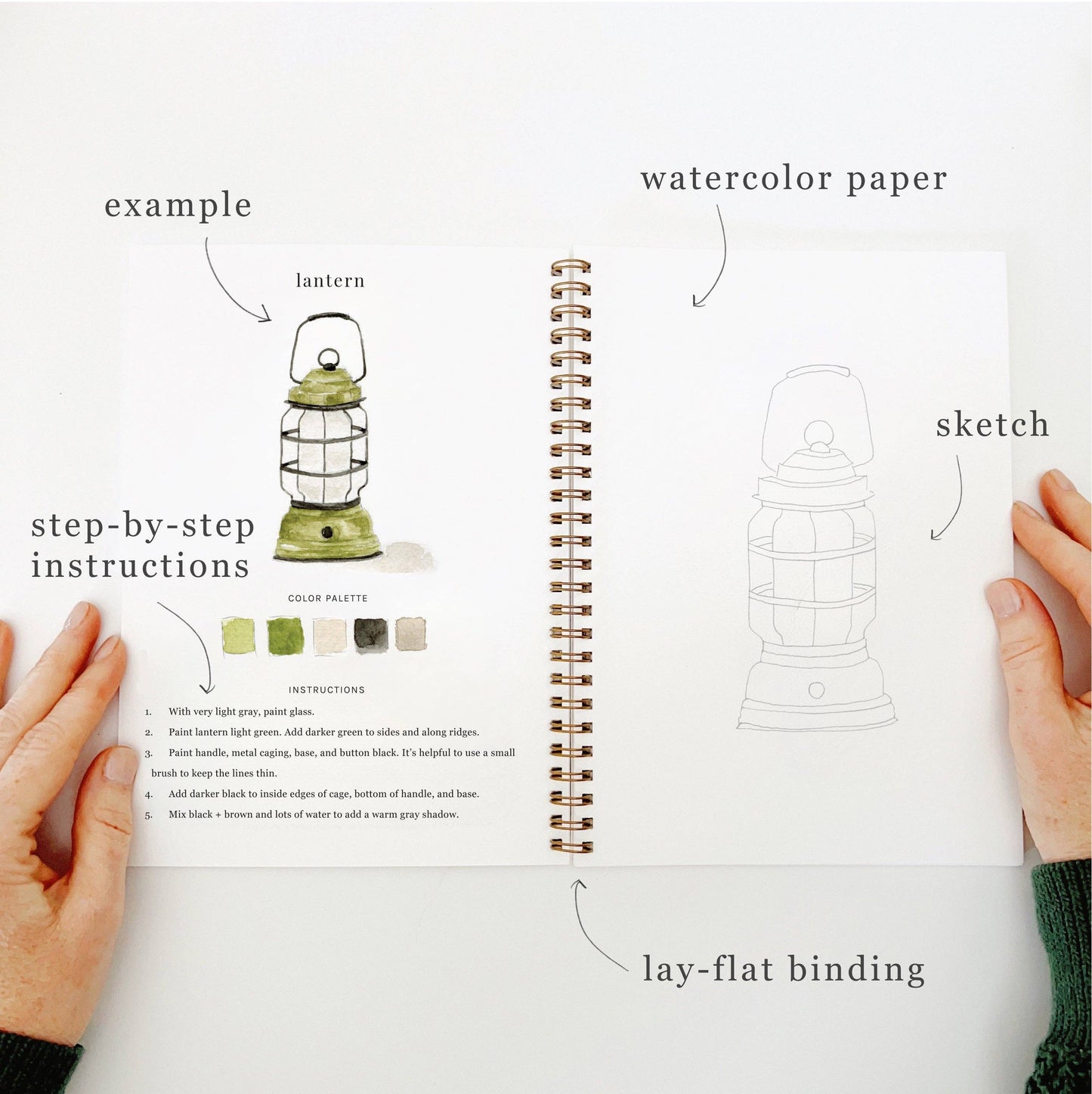 GB Camping Watercolor Workbook