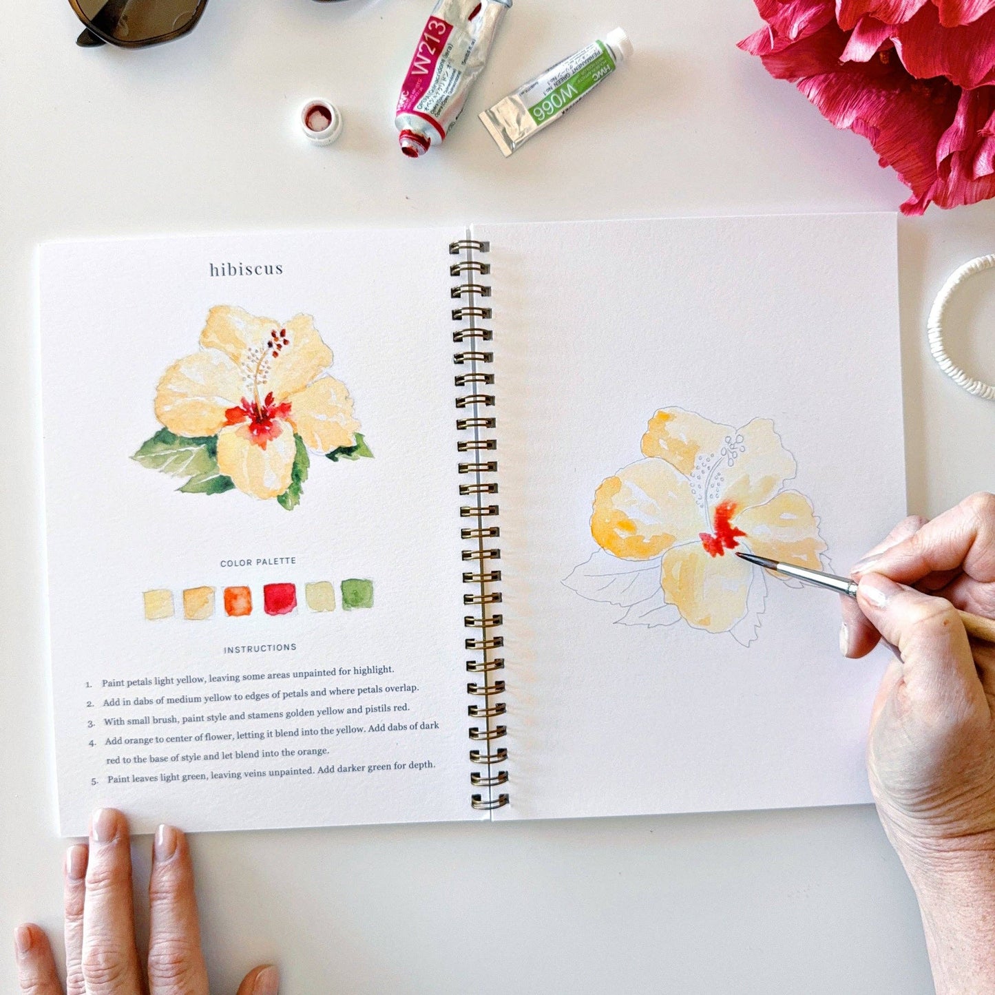 GB Tropical Watercolor Workbook