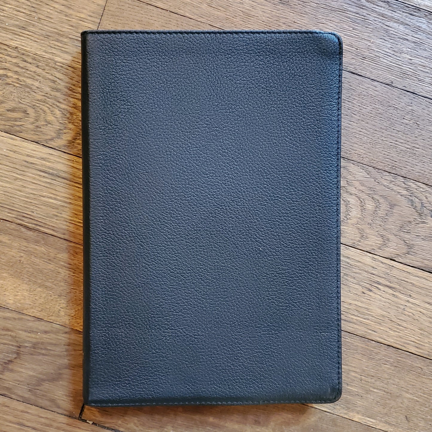 NET Bible, Thinline Large Print, Black Genuine Leather