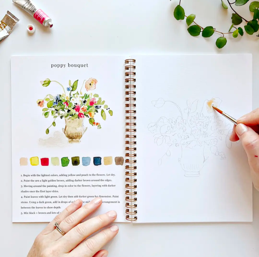 GB Watercolor Workbook - Bouquets