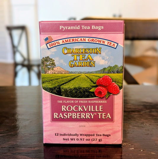 Charleston Tea Garden Rockville Raspberry Tea 12 Individual Tea Bags