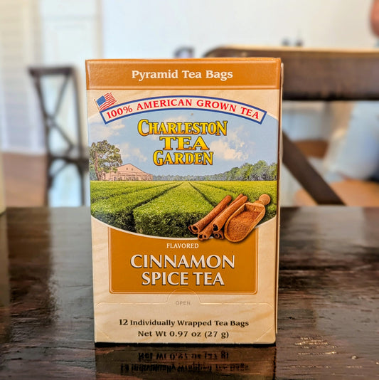Charleston Tea Garden Cinnamon Spice Tea 12 Individual Tea Bags