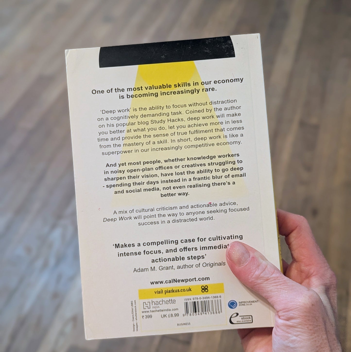 Deep Work - Rules for Focused Success in a Distracted World - USED