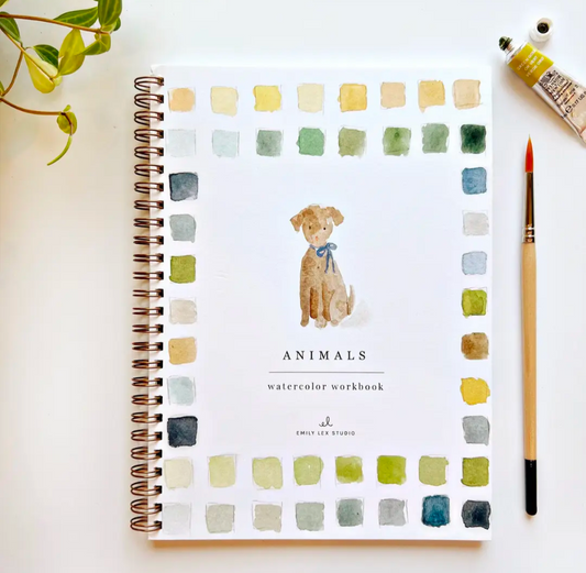 GB Watercolor Workbook - Animals