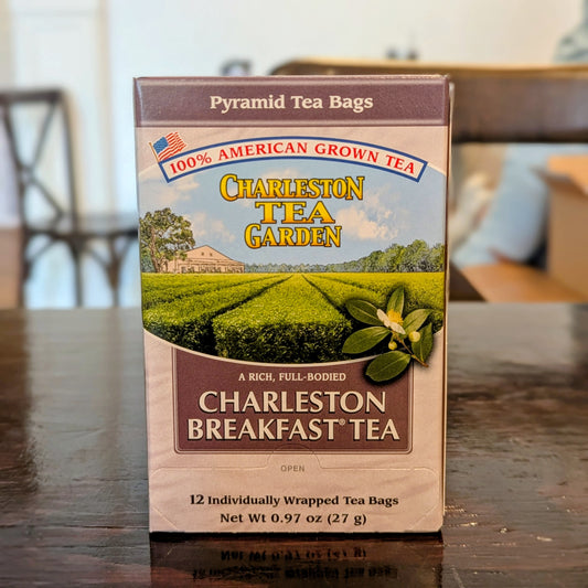 Charleston Tea Garden Charleston Breakfast Tea 12 Individual Tea Bags