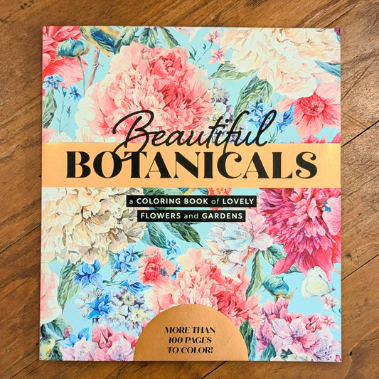 GB Beautiful Botanicals: A Coloring Book of Flowers and Gardens