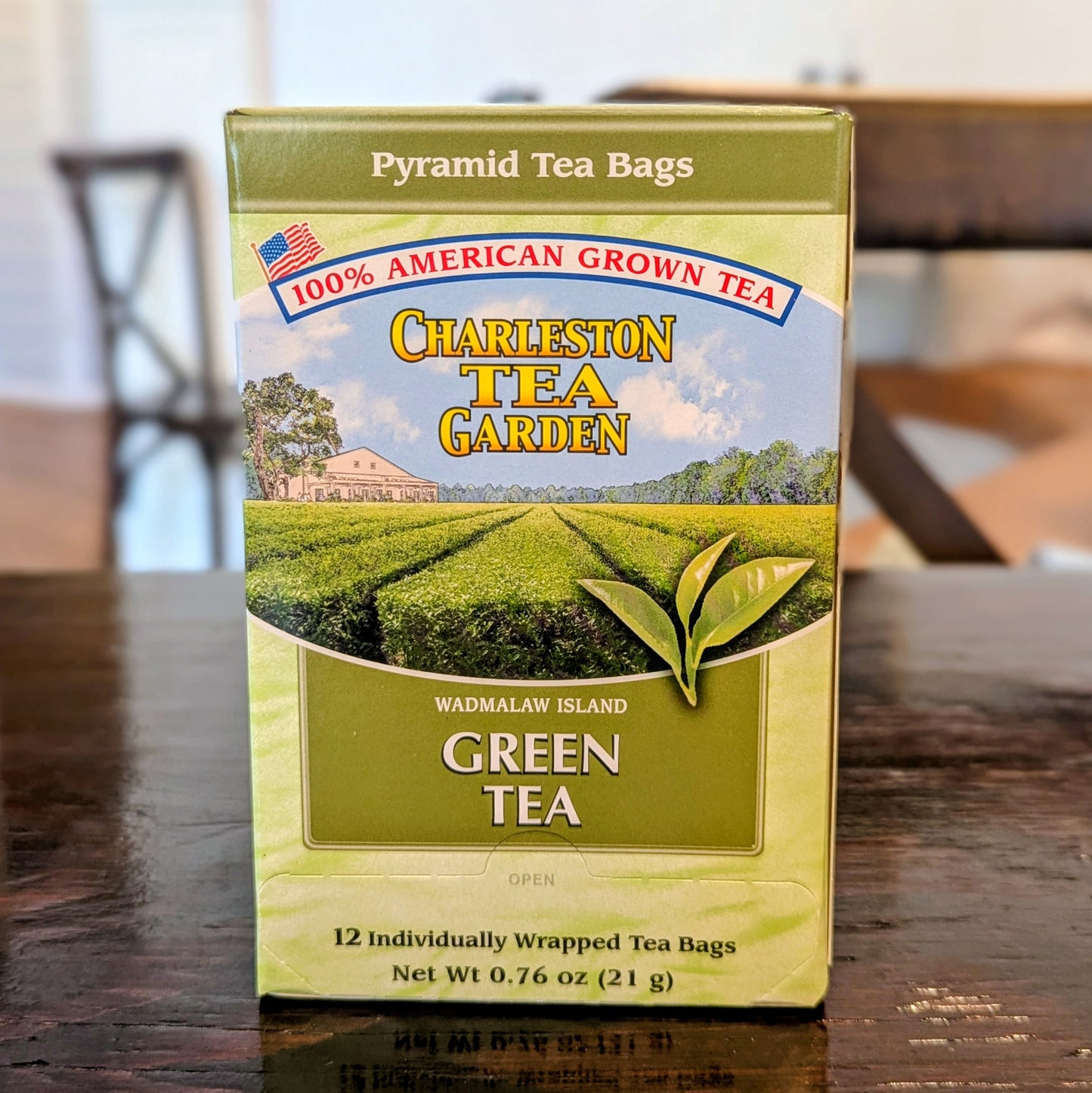 Charleston Tea Garden Green 12 Individual Tea Bags