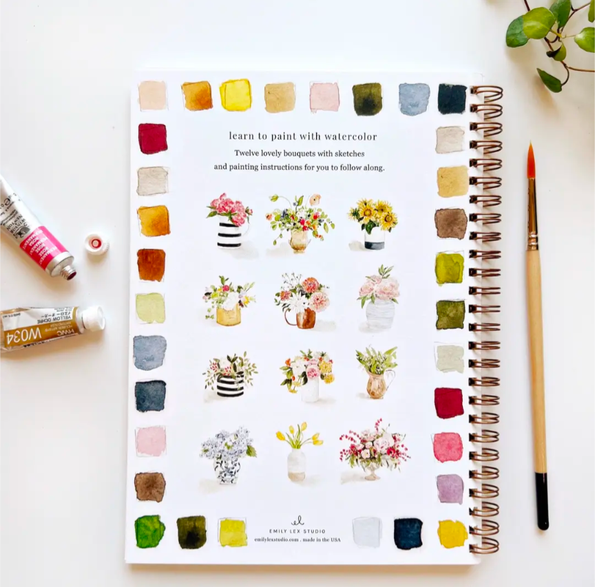 GB Watercolor Workbook - Bouquets