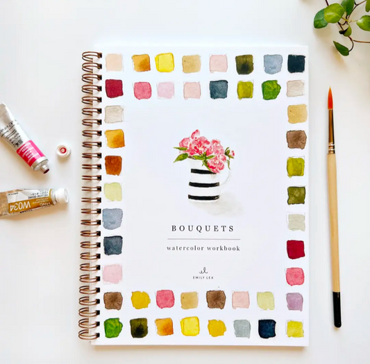 GB Watercolor Workbook - Bouquets