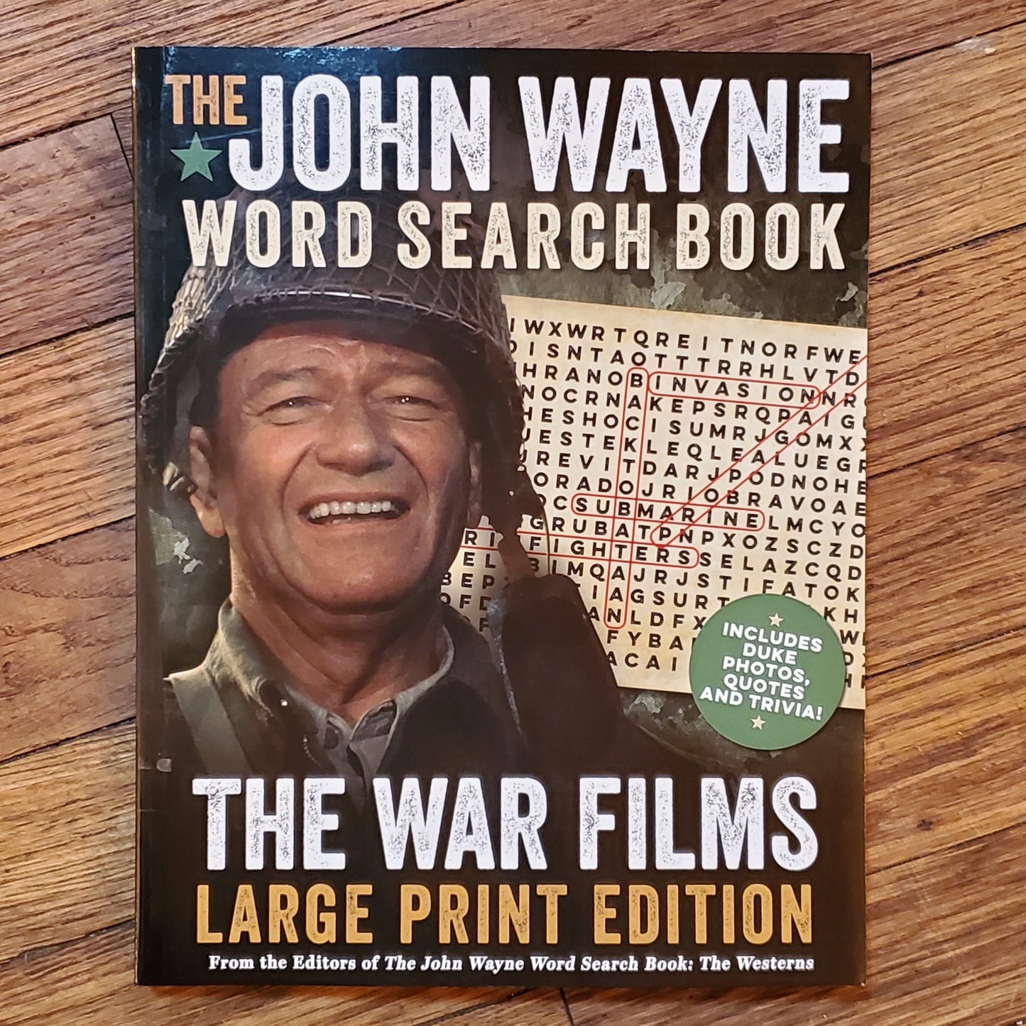 John Wayne Word Search Book