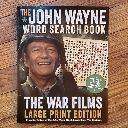 John Wayne Word Search Book